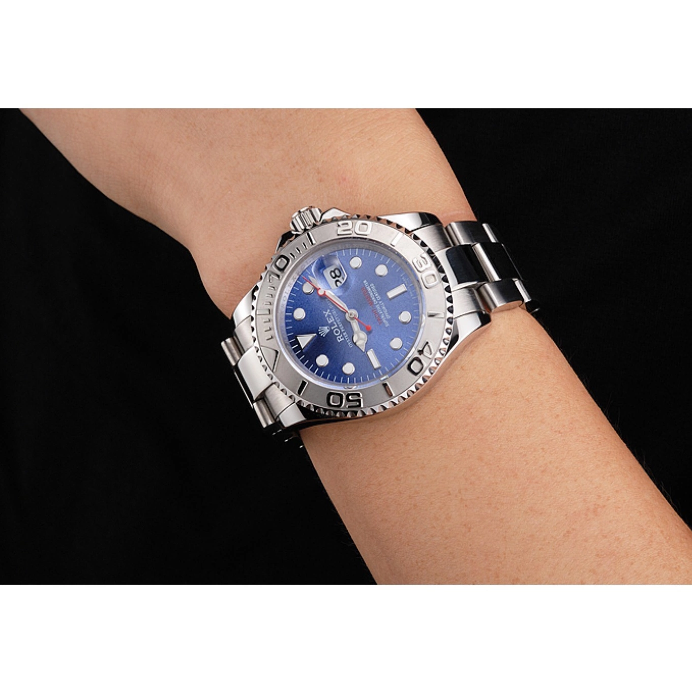 MiroTime 0808 Swiss Rolex Yacht-Master Blue Dial Stainless Steel Case And Bracelet